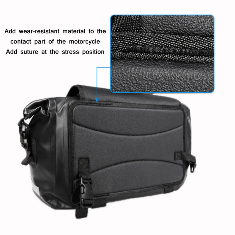 AFISHTOUR FM2021 Large Capacity Waterproof Motorcycle Rear Seat Bag, Color: Grey - free shipping - PMC TechLife - Order now!