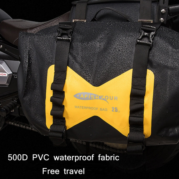 AFISHTOUR FM2021 Large Capacity Waterproof Motorcycle Rear Seat Bag, Color: Grey - free shipping - PMC TechLife - Order now!