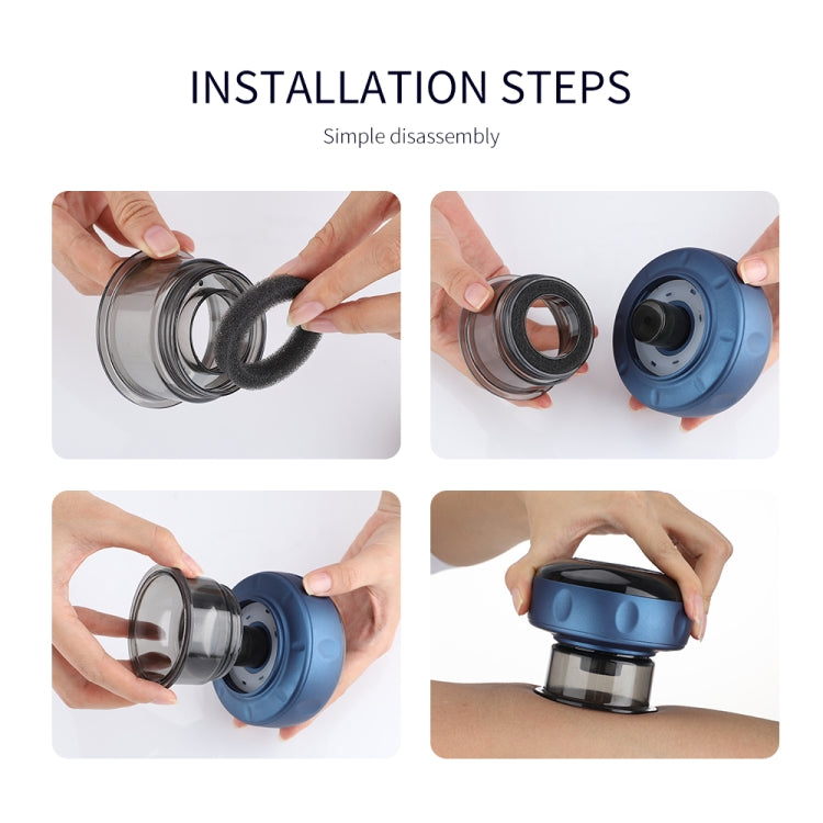 6-speed Charging Electric Cupping Massage Device(Blue) - free shipping - PMC TechLife - Order now!