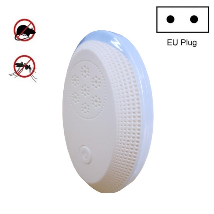 Ultrasonic Mosquito Rat Repellent Night Light, Specification: EU Plug(Gemstone Blue) - free shipping - PMC TechLife - Order now!