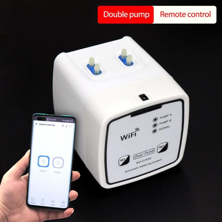 WD-01ADE WIFI Gardening Drip Irrigation Controller, Specification: Double Pump 20 Pots(EU Plug) - Watering & Irrigation by PMc TechLife | Online Shopping South Africa | PMc TechLife | Buy Now Pay Later Mobicred