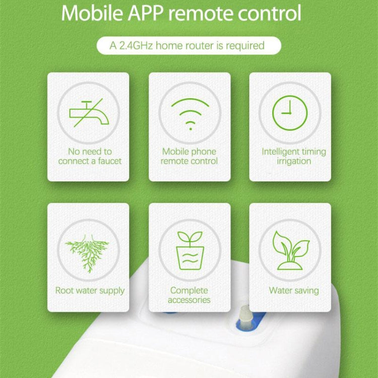 WD-01ADE WIFI Gardening Drip Irrigation Controller, Specification: Double Pump 20 Pots(US Plug) - Watering & Irrigation by PMc TechLife | Online Shopping South Africa | PMc TechLife | Buy Now Pay Later Mobicred