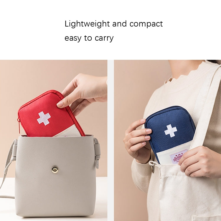 Travel Home Portable Medical Bag, Color: Red Small - free shipping - PMC TechLife - Order now!