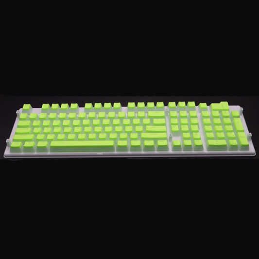 Pudding Double-layer Two-color 108-key Mechanical Translucent Keycap(Apple Green) - Silicone / Sticker by PMC Jewellery | Online Shopping South Africa | PMC Jewellery | Buy Now Pay Later Mobicred