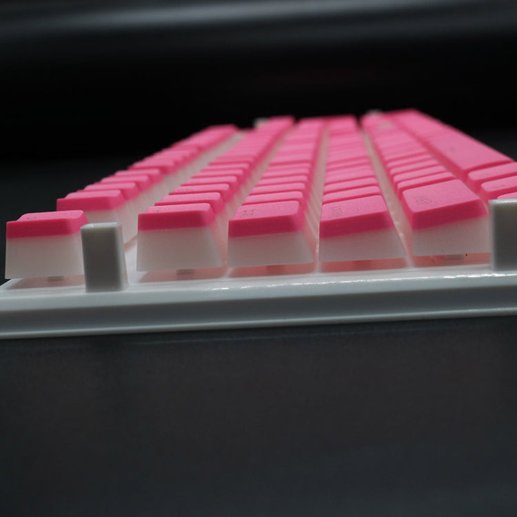 Pudding Double-layer Two-color 108-key Mechanical Translucent Keycap(Cheese Green) - Silicone / Sticker by PMC TechLife | Online Shopping South Africa | PMC TechLife | Buy Now Pay Later Mobicred