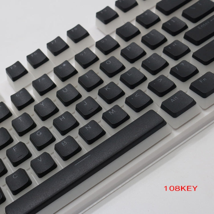 Pudding Double-layer Two-color 108-key Mechanical Translucent Keycap(Cheese Green) - Silicone / Sticker by PMC TechLife | Online Shopping South Africa | PMC TechLife | Buy Now Pay Later Mobicred