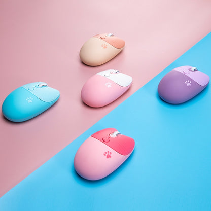 M3 3 Keys Cute Silent Laptop Wireless Mouse, Spec: Wireless Version (Vitality Pink) - Wireless Mice by PMC Jewellery | Online Shopping South Africa | PMC Jewellery | Buy Now Pay Later Mobicred