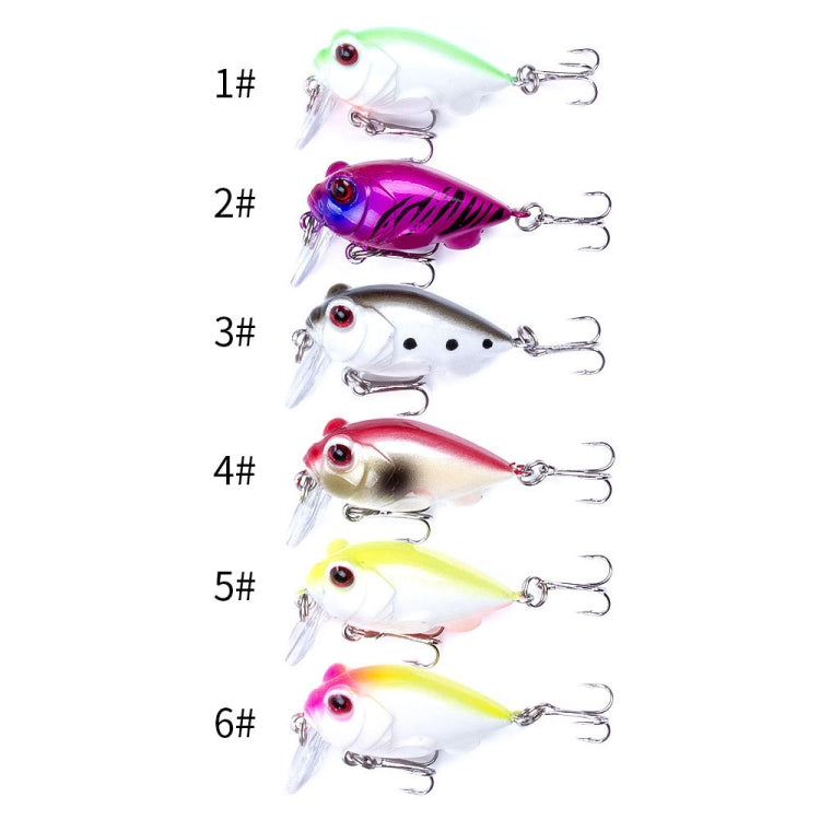 4 PCS HENGJIA CB051 4cm / 5.2g Small Fat Lure Bait(1) - Fishing Lures by HENGJIA | Online Shopping South Africa | PMC TechLife | Buy Now Pay Later Mobicred
