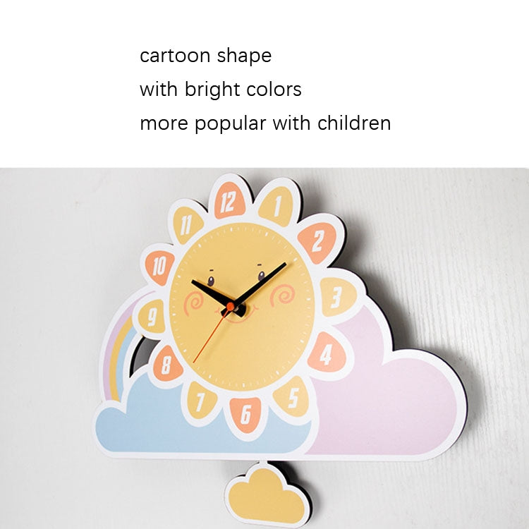 Cartoon Shake Wall Clock Children Room Decoration Wall Clock (Mermaid) - Wall Clock by null | Online Shopping South Africa | PMc TechLife | Buy Now Pay Later Mobicred