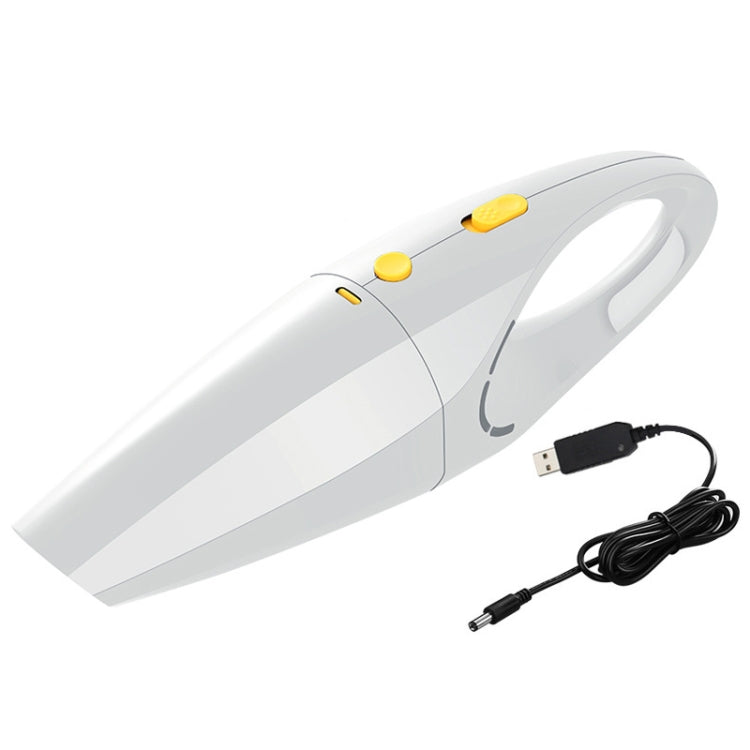 High Power Car Mini Powerful Vacuum Cleaner, Style: Charging Type (Ivory White) - Vacuum Cleaner by PMC Jewellery | Online Shopping South Africa | PMC Jewellery | Buy Now Pay Later Mobicred