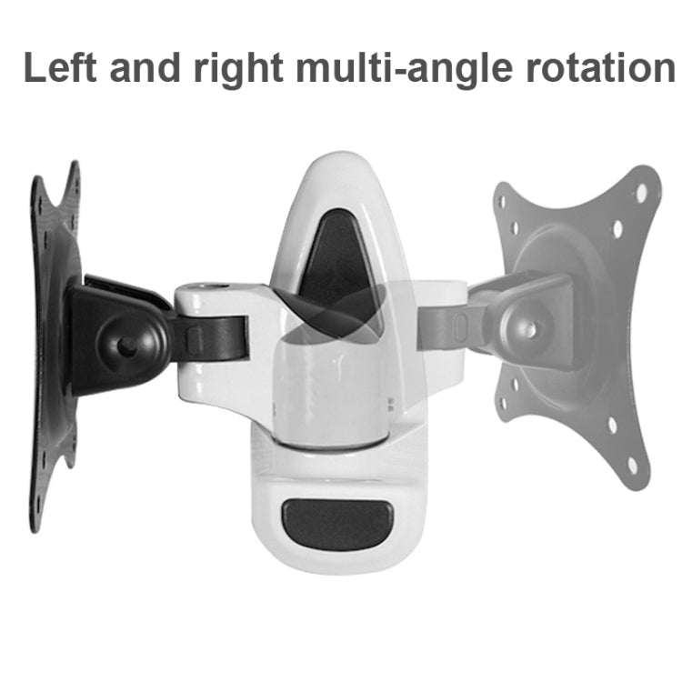 Gibbon Mounts FE110W Computer Monitor Wall Mount Universal Swivel Bracket(White) - free shipping - PMC Jewellery - Order now!