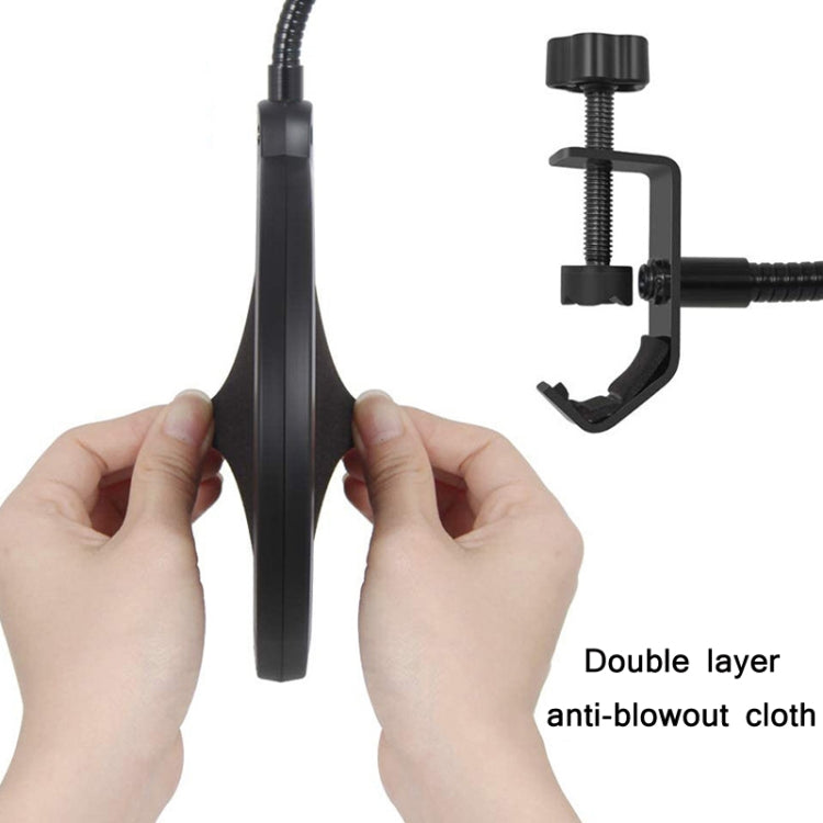 Desktop Foldable Live Condenser Microphone Gimbal Bracket - Stand by PMC TechLife | Online Shopping South Africa | PMC TechLife | Buy Now Pay Later Mobicred