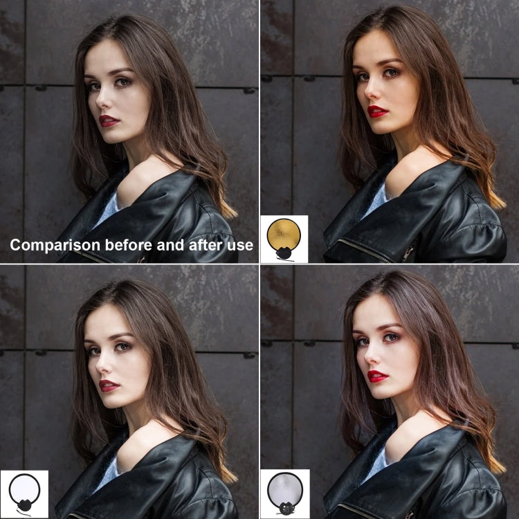 30cm Double-sided Beauty Photo Live Broadcast Fill Light Board with Storage Box(Gold + Silver) - free shipping - PMC TechLife - Order now!
