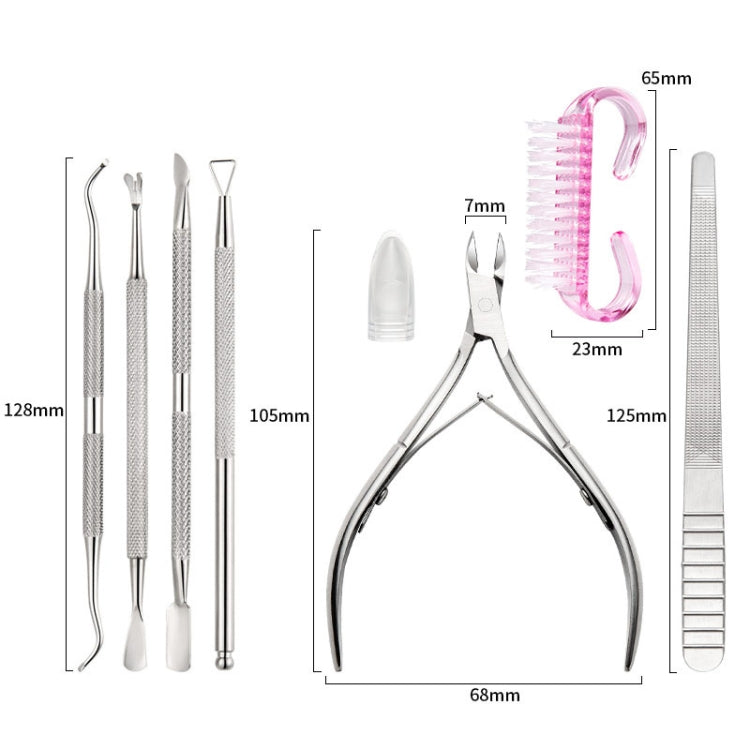 Stainless Steel Double Head Dead Skin Scissors Set, Specification: Set B - Grinding Tools & Accessories by PMC Jewellery | Online Shopping South Africa | PMC Jewellery | Buy Now Pay Later Mobicred