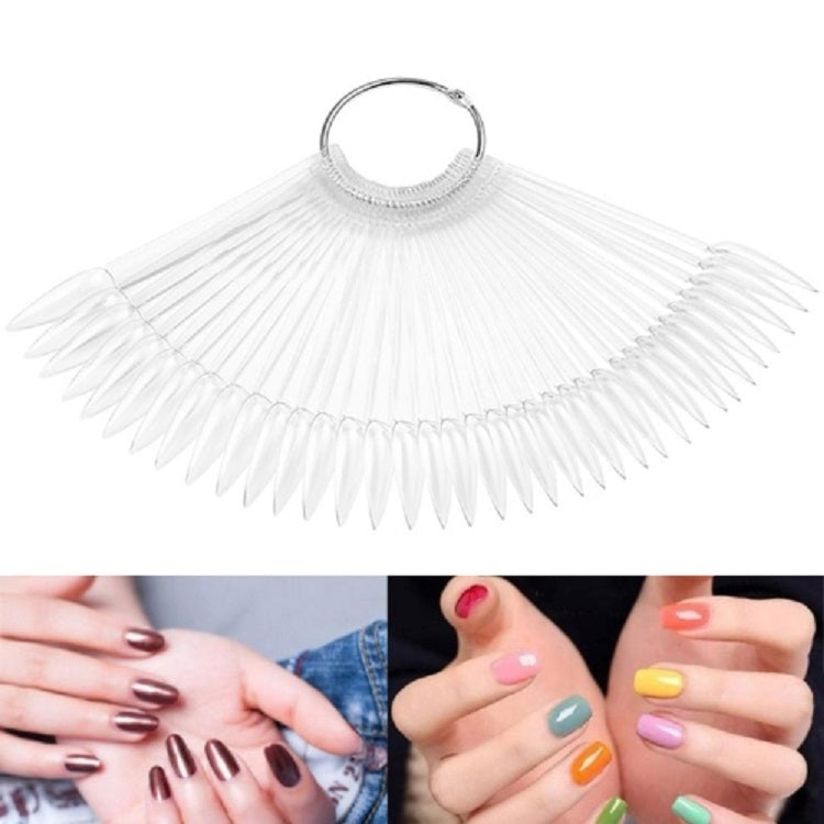 Nail Color Card Nail Display Board, Sort by color: Natural 40-color Pointed Card - Nail Art Equipment by PMC Jewellery | Online Shopping South Africa | PMC Jewellery | Buy Now Pay Later Mobicred