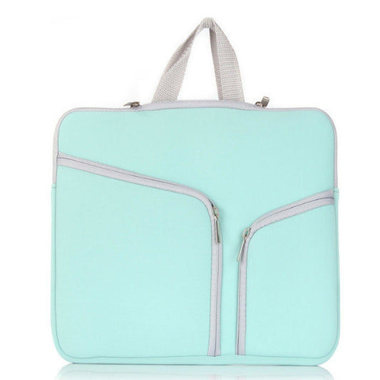 T228 Diving Material Computer Bag Multi-pocket Laptop Liner Bag, Size: 17 Inch(Mint Green) - 15.6 - 17 inch by PMC Jewellery | Online Shopping South Africa | PMC Jewellery | Buy Now Pay Later Mobicred