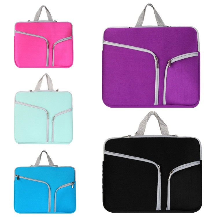 T228 Diving Material Computer Bag Multi-pocket Laptop Liner Bag, Size: 17 Inch(Purple) - 15.6 - 17 inch by PMC TechLife | Online Shopping South Africa | PMC TechLife | Buy Now Pay Later Mobicred