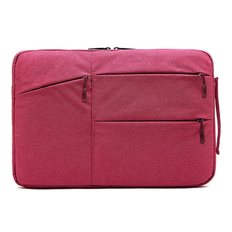 Zipper Type Polyester Business Laptop Liner Bag, Size: 15.6 Inch(Rose Red) - 15.6 - 17 inch by PMC Jewellery | Online Shopping South Africa | PMC Jewellery | Buy Now Pay Later Mobicred