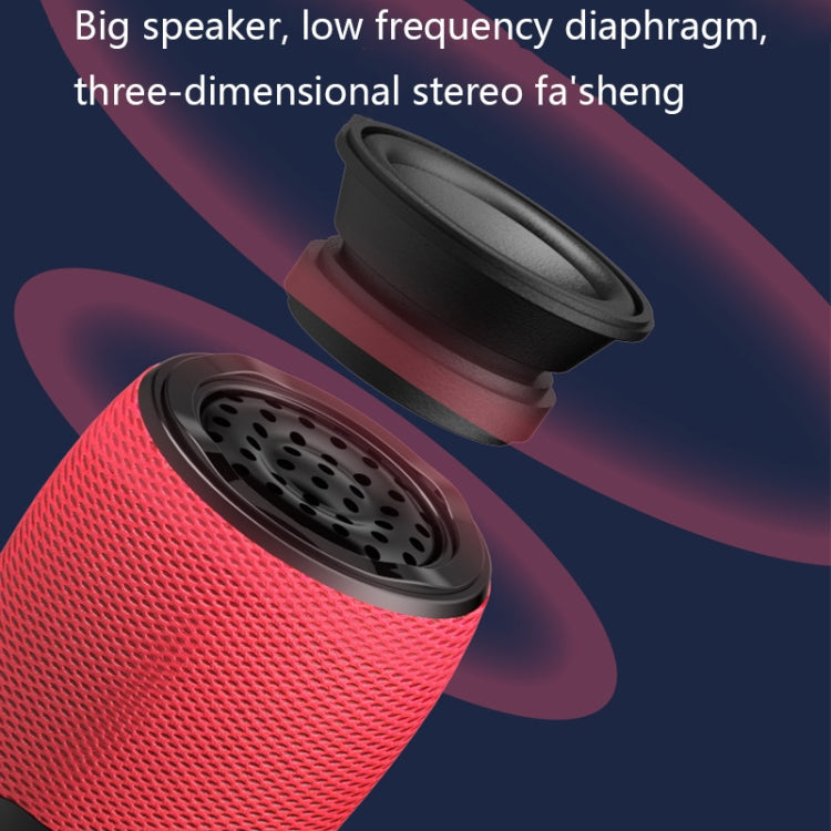 WS898 Live Wireless Bluetooth Microphone with Audio Function(Blue) - Microphone by PMC TechLife | Online Shopping South Africa | PMC TechLife | Buy Now Pay Later Mobicred