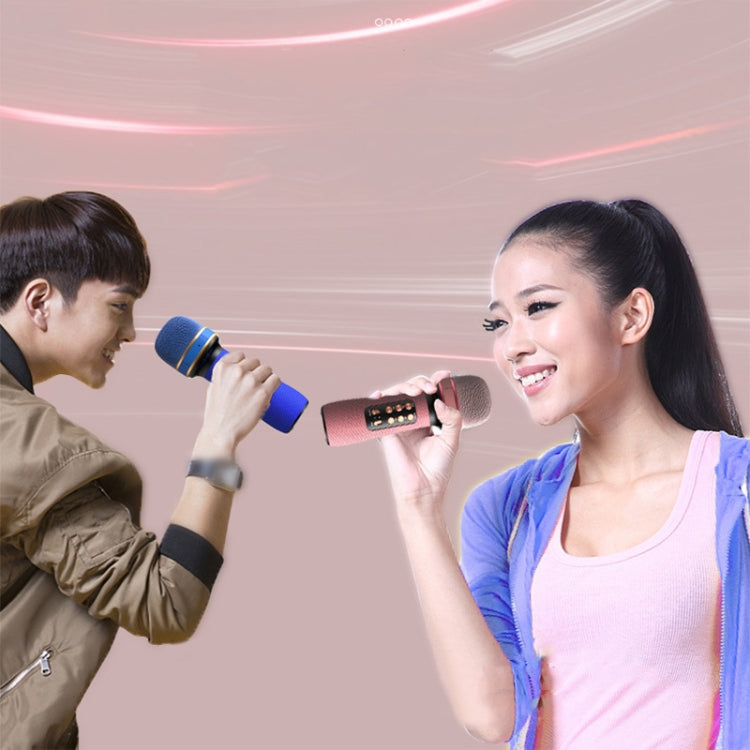 WS898 Live Wireless Bluetooth Microphone with Audio Function(Blue) - Microphone by PMC TechLife | Online Shopping South Africa | PMC TechLife | Buy Now Pay Later Mobicred