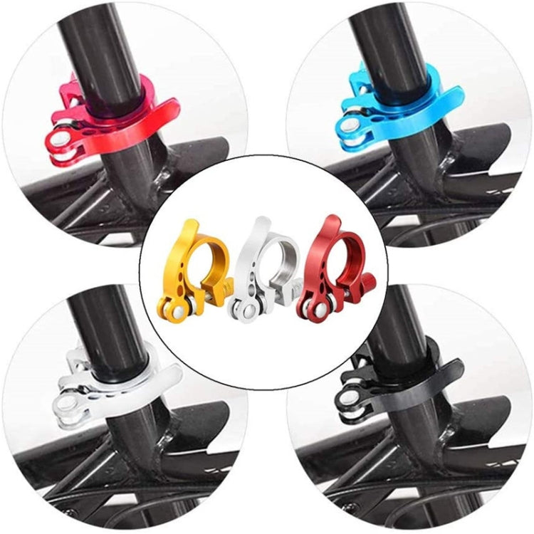 5 PCS Bicycle Accessories Quick Release Clip Road Bike Seatpost Clamp, Size: 28.6mm(Red) - Pipe clamps by PMc TechLife | Online Shopping South Africa | PMc TechLife | Buy Now Pay Later Mobicred