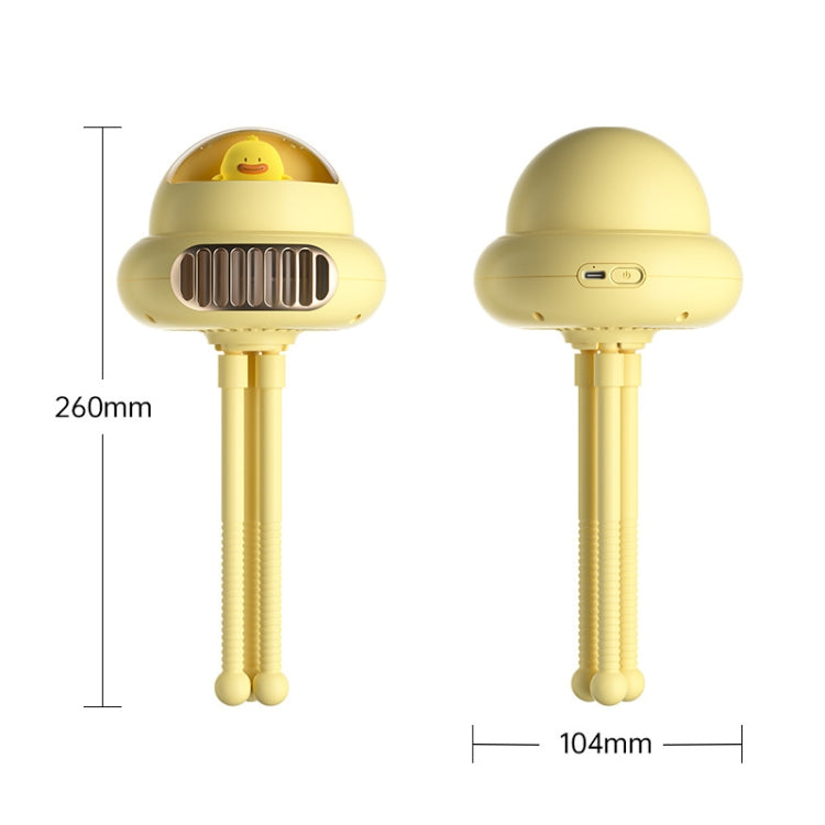 Stroller Portable Multi-Function Silent Octopus Bladeless Fan(Pink) - Electric Fans by PMC TechLife | Online Shopping South Africa | PMC TechLife | Buy Now Pay Later Mobicred