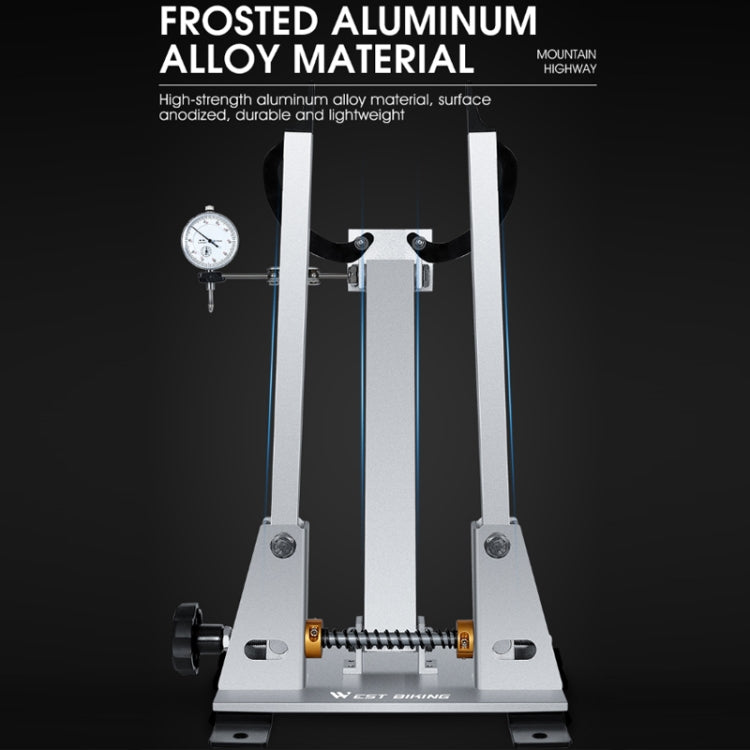 WEST BIKING Bicycle Wheel Correction and Adjustment Station(Silver) - Maintenance tools by WEST BIKING | Online Shopping South Africa | PMc TechLife | Buy Now Pay Later Mobicred