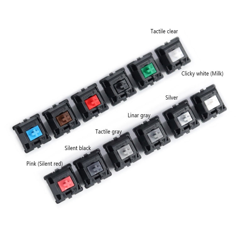 10PCS Cherry Shaft MX Switch Linear Keyboard Shaft, Color: Green Shaft - Other by PMC Jewellery | Online Shopping South Africa | PMC Jewellery | Buy Now Pay Later Mobicred