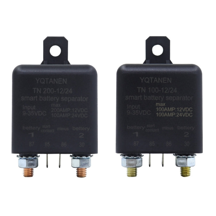 YQTANEN Small Volume Wide Voltage Dual Battery Isolator, Current: 200A - Relays by PMC TechLife | Online Shopping South Africa | PMC TechLife | Buy Now Pay Later Mobicred