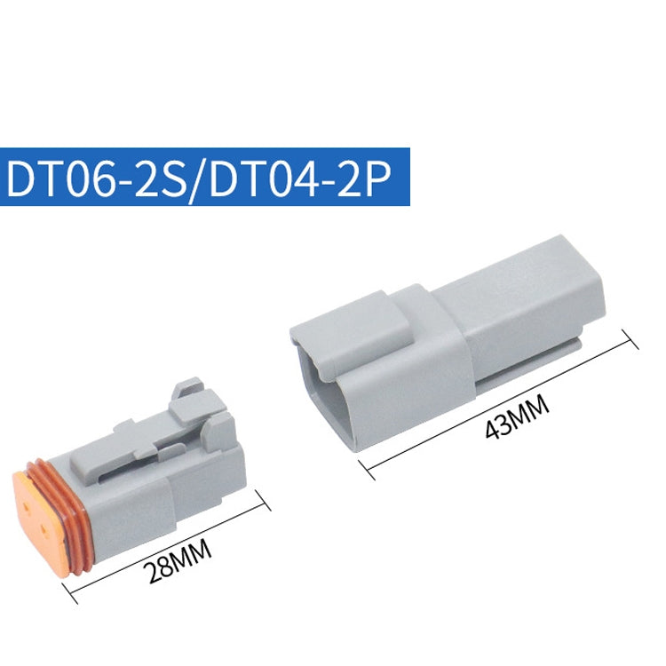 4 PCS DT04-2P / DT06-2S With Copper Car Waterproof Connector Conductive Connection Terminal - Booster Cable & Clip by PMC TechLife | Online Shopping South Africa | PMC TechLife | Buy Now Pay Later Mobicred