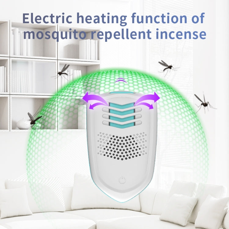 Pest Repeller Ultrasonic Mosquito Repeller Incense Heating Plug-In Mouse Repeller US Plug( White) - Repellents by PMC Jewellery | Online Shopping South Africa | PMC Jewellery | Buy Now Pay Later Mobicred