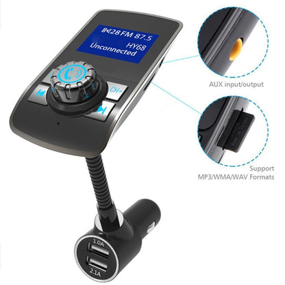 Car Bluetooth Receiver Free Call Call Display FM Transmitter Dual USB Car Charger - Bluetooth Car Kits by PMC Jewellery | Online Shopping South Africa | PMC Jewellery | Buy Now Pay Later Mobicred