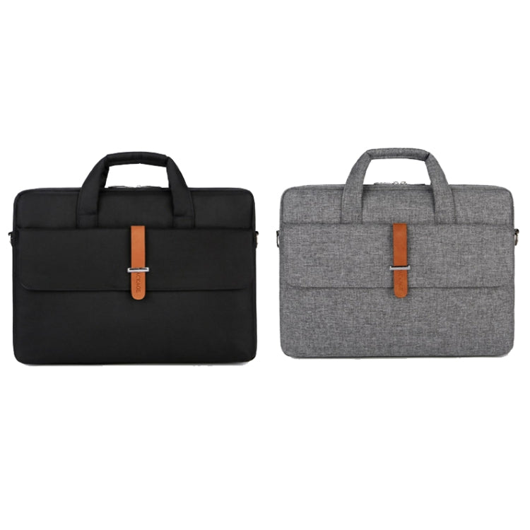 Multifunctional Wear-resistant Shoulder Handheld Laptop Bag, Size: 15 - 15.6 inch(Gray) - free shipping - PMC Jewellery - Order now!