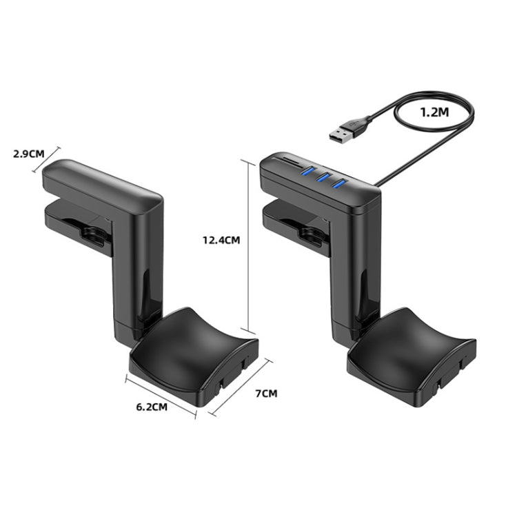 Multifunctional Headphone Clip-type Punch-free Hanger T9 - Headset Stand by PMC TechLife | Online Shopping South Africa | PMC TechLife | Buy Now Pay Later Mobicred