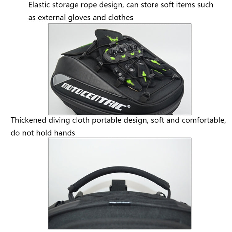 MOTOCENTRIC 11-MC-0102 Motorcycle Rear Seat Helmet Bag(Gray) - free shipping - PMC TechLife - Order now!