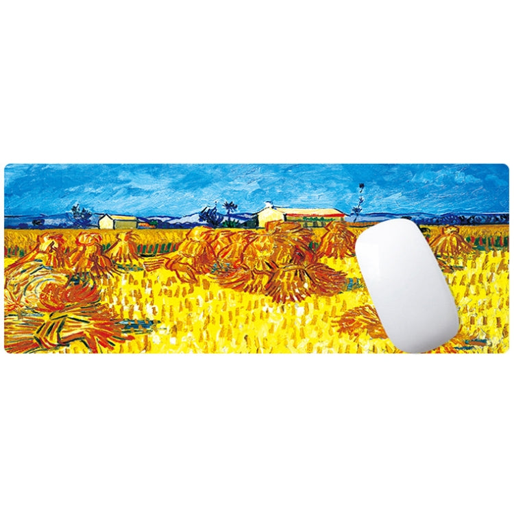 400x900x4mm Locked Am002 Large Oil Painting Desk Rubber Mouse Pad(Iris) - Mouse Pads by PMC TechLife | Online Shopping South Africa | PMC TechLife | Buy Now Pay Later Mobicred