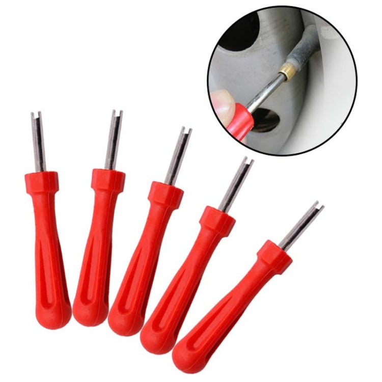 10 PCS Car Tire Electric Vehicle Valve Cap Bicycle Valve Core Switch, Style: Single Head Short - Hand Tool Sets by PMC TechLife | Online Shopping South Africa | PMC TechLife | Buy Now Pay Later Mobicred