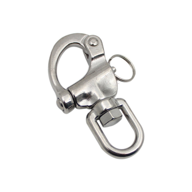 Yachting Sailing Stainless Steel Coil Type Rotary Spring Shackle, Specification: 87mm - Marine Accessories & Parts by PMC TechLife | Online Shopping South Africa | PMC TechLife | Buy Now Pay Later Mobicred
