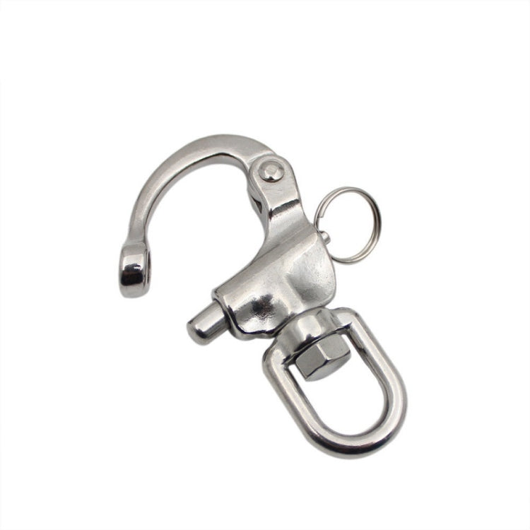Yachting Sailing Stainless Steel Coil Type Rotary Spring Shackle, Specification: 87mm - Marine Accessories & Parts by PMC TechLife | Online Shopping South Africa | PMC TechLife | Buy Now Pay Later Mobicred