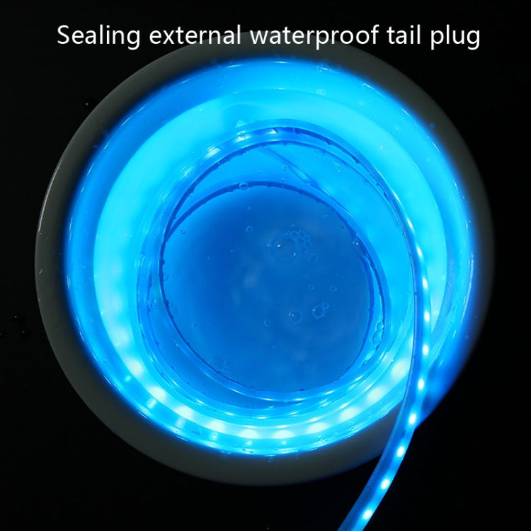Car LED Streamer Decorative Hood Atmosphere Lights, Style: Monochrome Blue Light(1.5m) - Decorative Lights by PMC TechLife | Online Shopping South Africa | PMC TechLife | Buy Now Pay Later Mobicred