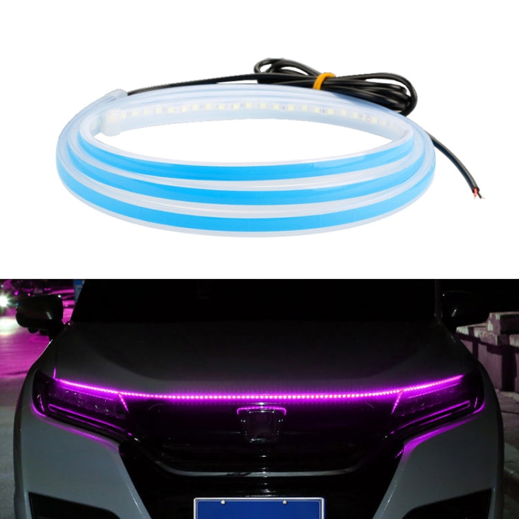Car LED Streamer Decorative Hood Atmosphere Lights, Style: Monochrome Pink Purple Light(1.5m) - Decorative Lights by PMC TechLife | Online Shopping South Africa | PMC TechLife | Buy Now Pay Later Mobicred