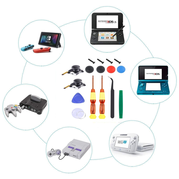 Joy-Con 3D Joystick Repair Screwdriver Set Gamepads Disassembly Tool For Nintendo Switch, Series: 5 In 1 - Tools by PMC TechLife | Online Shopping South Africa | PMC TechLife | Buy Now Pay Later Mobicred