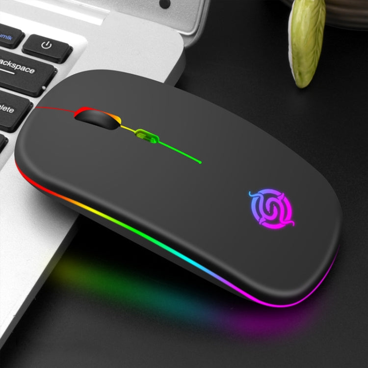 K-Snake BM110 RGB Lighting Effect Wireless Bluetooth Mouse(Black) - Wireless Mice by K-Snake | Online Shopping South Africa | PMC TechLife | Buy Now Pay Later Mobicred