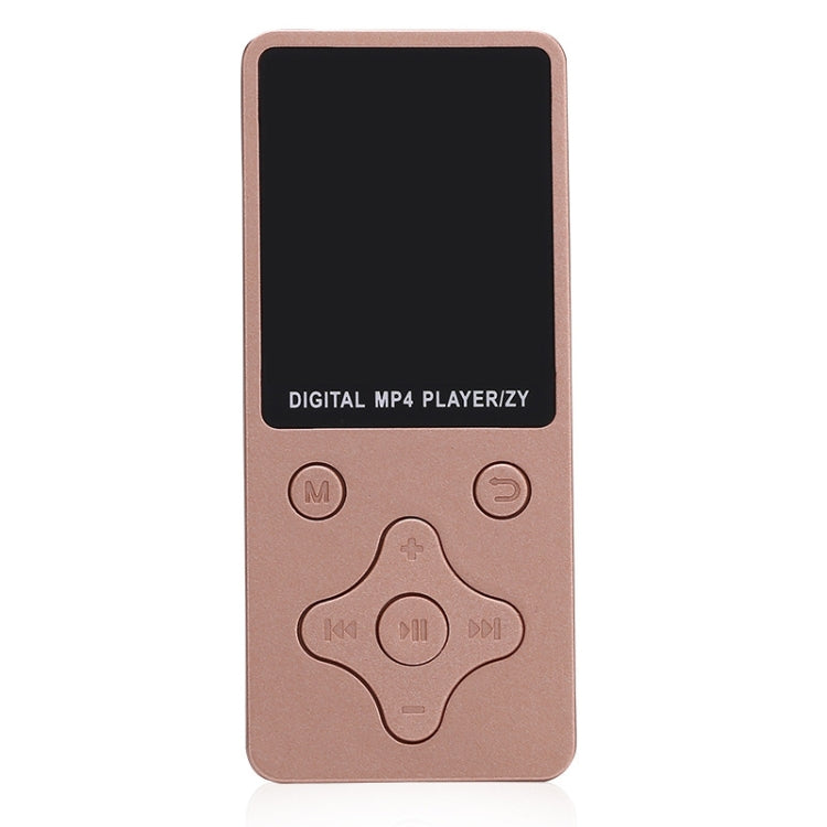 T68 Card Lossless Sound Quality Ultra-thin HD Video MP4 Player(Rose Gold) - MP4 Player by PMC Jewellery | Online Shopping South Africa | PMC Jewellery | Buy Now Pay Later Mobicred