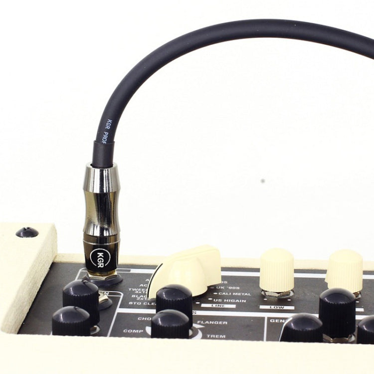 KGR Guitar Cable Keyboard Drum Audio Cable, Specification: 10m(Elbow Straight Jack) - Instrument Audio Cables by KGR | Online Shopping South Africa | PMC TechLife | Buy Now Pay Later Mobicred