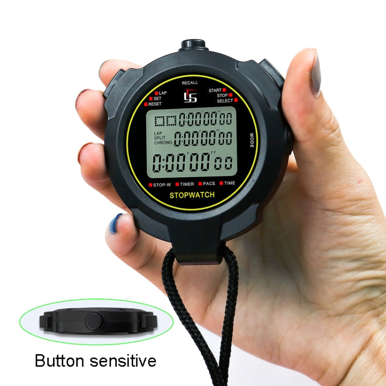 YS Stopwatch Timer Training Fitness Competition Stopwatch, Style: YS-730 30 Memories(Black) - Pedometer by PMc TechLife | Online Shopping South Africa | PMc TechLife | Buy Now Pay Later Mobicred