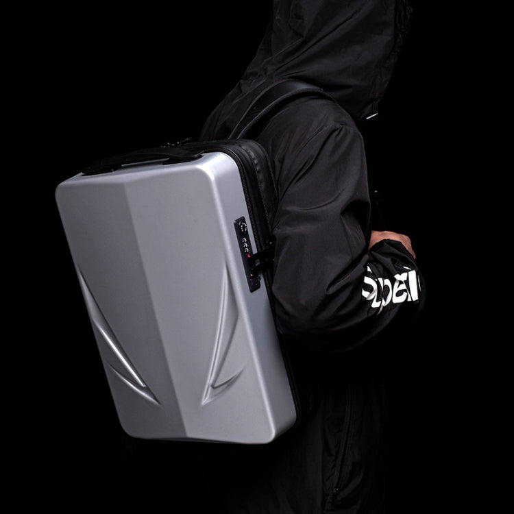 PC Hard Shell Computer Bag Gaming Backpack For Men, Color: Double-layer Silver - Backpack by PMC Jewellery | Online Shopping South Africa | PMC Jewellery | Buy Now Pay Later Mobicred