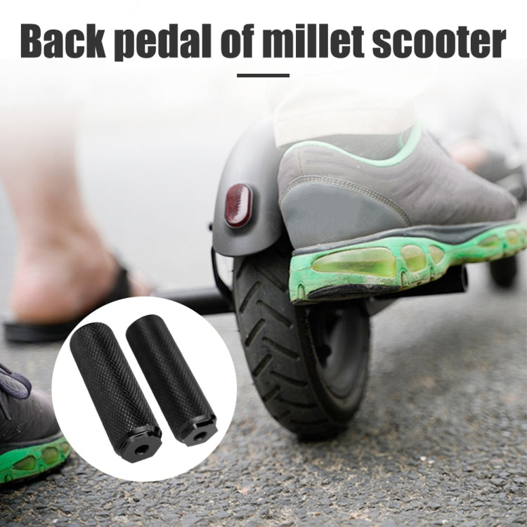 FMFXTR Bicycle Back Seat Foot Pedal Universal Back Rear Post, Color: Black Small Hole Short - Pedals by FMFXTR | Online Shopping South Africa | PMc TechLife | Buy Now Pay Later Mobicred