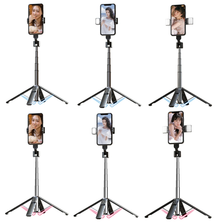 Phone Live Bracket Bluetooth Selfie Tripod, High: 104CM (Aluminum Alloy + Dual Fill Lights) - Selfie Sticks by PMC TechLife | Online Shopping South Africa | PMC TechLife | Buy Now Pay Later Mobicred