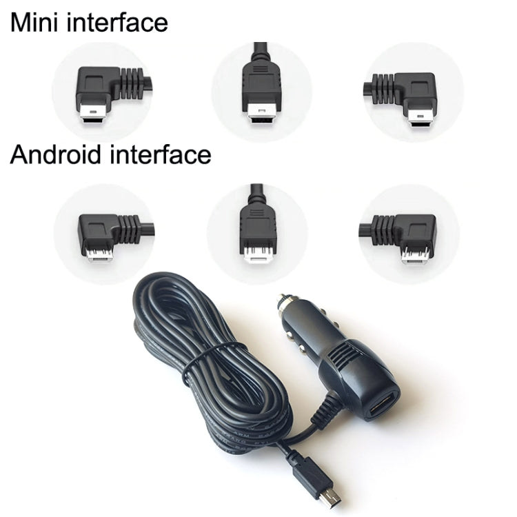 2 PCS Car Charger Fast Charge Driving Recorder Supply Line, Style: 1.5A+2.4A(Android Straight Head) - Cables & Connectors by PMC TechLife | Online Shopping South Africa | PMC TechLife | Buy Now Pay Later Mobicred